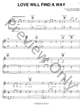 Love Will Find a Way piano sheet music cover